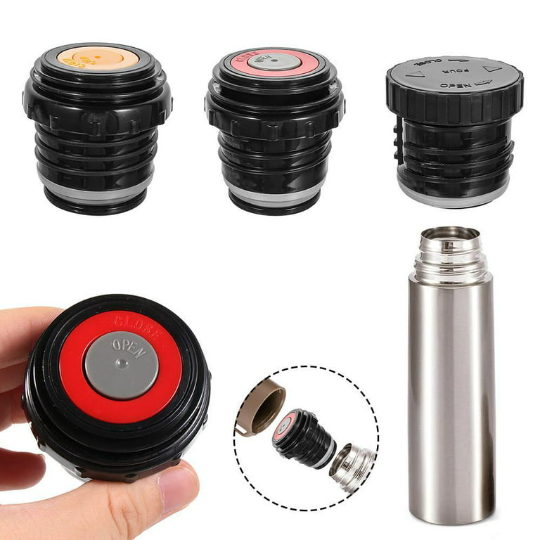 3 PCS New Camping Outdoor Replacement Lid Plug Vacuum Bottle Cover