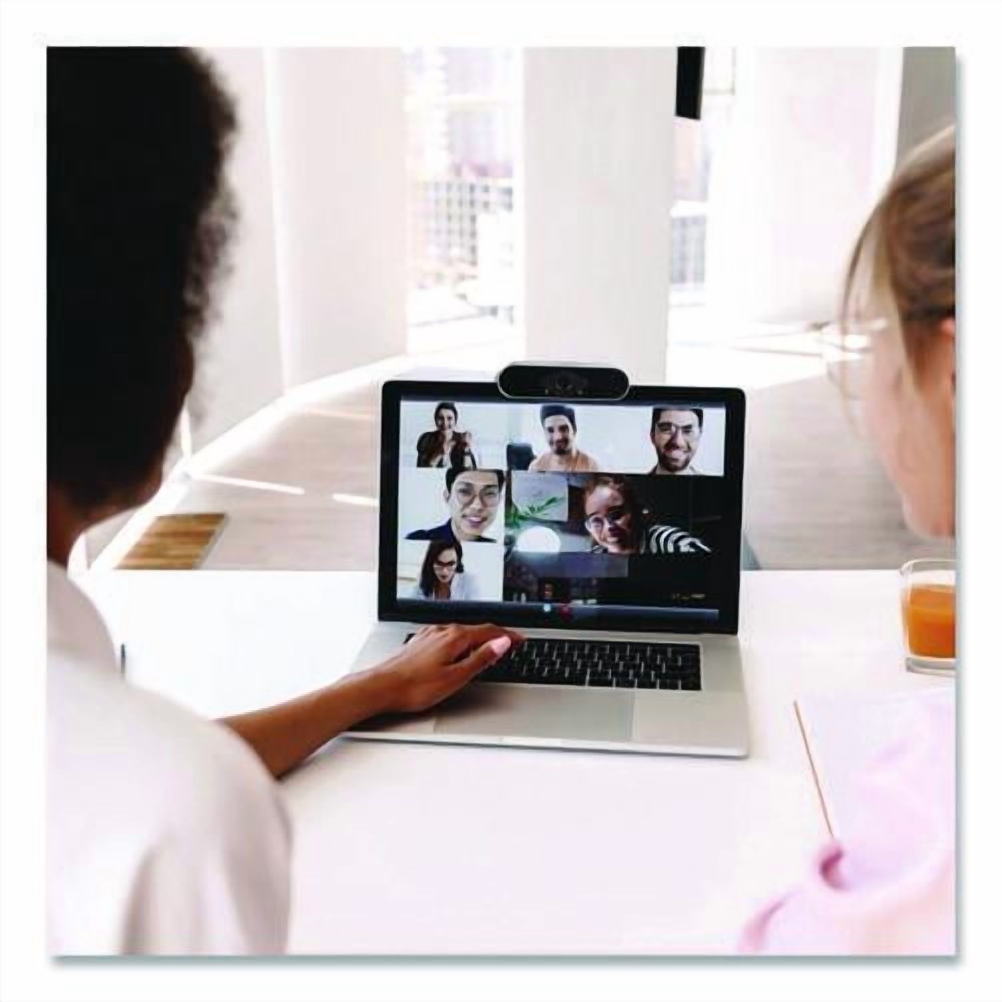 HD Elite Portable Webcam, 1920 pixels x 1080 pixels, 2 Mpixels, Black | Bundle of 2