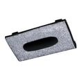 thumbnail image 2 of Soporte para Caja de Pañuelos para Automóvil, Dispensador de Papel de Cuero PU de Cristal, Decoración para Automóvil, para La Mayoría de Las Toallas Negro Baoblaze Soporte para tejido de coche, 2 of 8