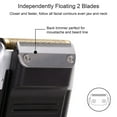 thumbnail image 4 of SUTENGDA Beard Trimmer  Electric Razor for Men Hair Clippers 2 in 1 Double Blade Head Shavers for Bald Men Foil Professional Electric Shaver for Men Razor Cordless Shavers Rechargeble LED, 4 of 8