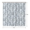 thumbnail image 5 of Waterproof Modern Simple Farmhouse Shower Curtain 72x72 Inch Boho Style Polyester Unique Shower Curtain for Bathroom Hotel Home Decor with 12 Plastic Hooks, 5 of 5