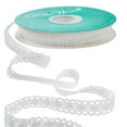 thumbnail image 3 of The Pioneer Woman White Cotton Crochet Trim Ribbon, 5/8" x 25 Yards, 3 of 5