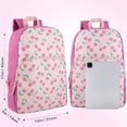 thumbnail image 2 of 17 Inch Fun Printed Backpack for Commute and Travel in Cheerful Cherries Print, 2 of 5