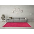 thumbnail image 3 of Ahgly Company Indoor Square Abstract Pink Contemporary Area Rugs, 5' Square, 3 of 4