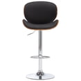thumbnail image 4 of vidaXL Bar Stool Black Faux Leather, 4 of 8
