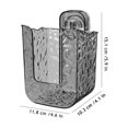 thumbnail image 3 of Suction Cup Wet Wipes Storage Box, Punch-free Bathroom Style Wipes Box, Storage Simple Box, 3 of 8