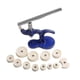 thumbnail image 1 of Watch Press Tool, Back Case Closer With 12pcs Dies Punch Tool Glass Fitting Watchmaker Repair Kit(1 Set, Blue), 1 of 5