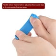 thumbnail image 4 of Unique Bargains Blue Silicone Sewing/Embroidery Machine Thread Spool Savers, 20 Pack, 4 of 5