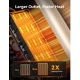 thumbnail image 3 of Calefactor KQPZ 1500W Cerámico con Control Remoto y Oscilación de 110°, 3 of 7