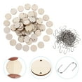 thumbnail image 6 of HEALEEP 1 Set Wooden Cutouts for Home Decor Wood Crafts Unfinished 3.5x3.5Cm, 6 of 8