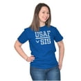 thumbnail image 3 of US Air Force USAF Sis Sister Women Plus Size Graphic Tee Tees Brisco Brands 5X, 3 of 5