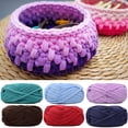 thumbnail image 3 of Tnobhg Crochet Line Widened Design Fine Texture Soft Comfortable DIY Bag Hand Knitting Yarn Thread Household Supply, 3 of 8