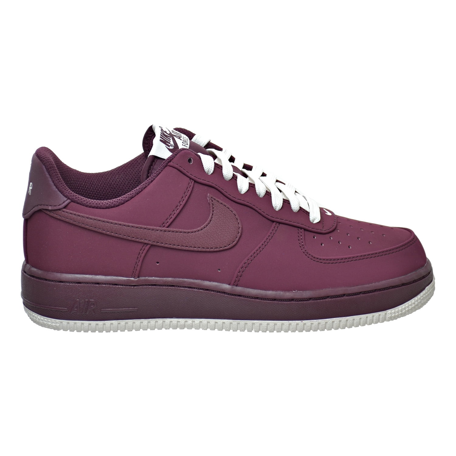nike air force 1 trainers in night maroon and sail nike air force 1 trainers in night maroon and sail