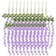 thumbnail image 1 of 12 Unids Artificial Wisteria Vine Ratta Colgante Guirnalda Flores De Seda 110 Cm Simulación Wisteria Ramo Para Fiesta En Casa Decoración De La Boda Muyoka Hogar, 1 of 7