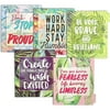 Binder Dividers with Tabs, 5 Tropical Motivational Designs (10 Count)