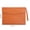 Orange, variant on Waterproof Leather File Folder Document Bag With Removable Hand Strap Orange A4 Size 1 Count