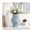 Blue, variant on Sculptural Wavy Ceramic Vase for Living Room and Home Decor - Modern Ribbed Flower Vase  for Bedroom and Rooom Styling  - Decorative Table Accent for House and Office Display - 11", Blue