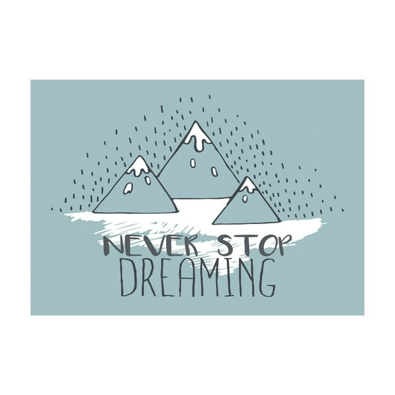 Ambesonne Saying Jigsaw Puzzle, Cartoon Mountain, Heirloom-Quality Fun Activity for Family Durable Cardboard, 1000 pcs, Pale Green White