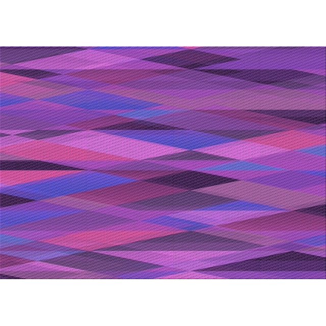 Ahgly Company Machine Washable Indoor Rectangle Transitional Purple Daffodil Purple Area Rugs, 5' x 8'