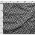 thumbnail image 2 of Soimoi Geometrical Printed, Cotton Fleece, Fabric by The Yard Sewing DIY Stretch Fabric 56 Inches Wide, WarmFabric for Hats, Coats, Gloves, Blankets, Black&White, 2 of 5