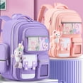 thumbnail image 1 of UISN #B390 School Backpack Spine Protection Load Reduction Waterproof Backpack for Grades 1-6, 1 of 5