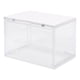 thumbnail image 1 of Tholdsy Clear 3 Tier Display Case Shelf Dustproof Holder Showcase Juguetes Blanco, 1 of 1