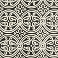 thumbnail image 3 of SAFAVIEH Cambridge Leslie Geometric Wool Area Rug, Black/Ivory, 10' x 14', 3 of 6