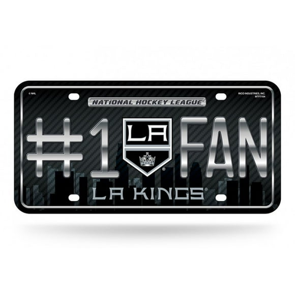 Plaque d'Immatriculation en Métal Los Angeles Kings 1 Fan
