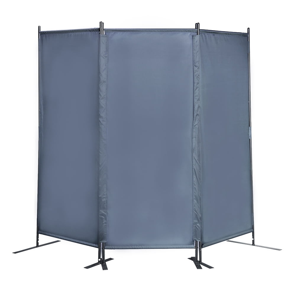 Kepooman Room Divider Folding Privacy Screen, Tall Extra Wide Partition Foldable Panel Wall Divider, Room Dividers and Folding Privacy Screens, Gray Kepooman Room Divider Folding Privacy Screen, Tall Extra Wide Partition Foldable Panel Wall Divider, Room Dividers and Folding Privacy Screens, Gray