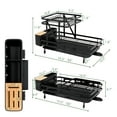 thumbnail image 3 of Costway Dish Drying Rack Collapsible 2 Tier Dish Rack and Drainboard Set Kitchen Counter, 3 of 10