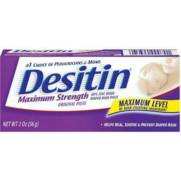 Desitin Maximum Strength Diaper Rash Treatment 10074300000708, 2 Ounce, 1 Each