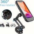 thumbnail image 4 of PENGX 360° Rotation Universal Bike Motorcycle Phone Mount Holder  Waterproof and Adjustable  Perfect for Bicycle and Scooter Handlebars. Securely Holds Touch Screen Smartphones for Easy, 4 of 6