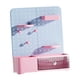 thumbnail image 3 of Organizador de bolígrafos, portalápices, organizador de papelería, elegante organizador de escritorio, Azul Rosa, 3 of 7