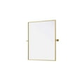 thumbnail image 4 of Elegant Kitchen and Bath Amoura 30x36 Pivot Mirror in Brass, 4 of 8