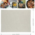thumbnail image 2 of Grill Mesh Mat - Set of 5 Non-Stick Mesh Grill, Mesh Grill Mat for Outdoor BBQ Accessories, Grill Topper for Outdoor Grill, Even Heating, Easy Clean-Up, Reusable and Durable, Brown, 2 of 7