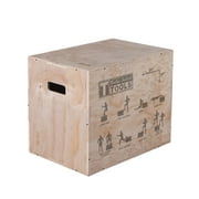 Body Solid Tools BSTWPBOX 3 in 1 Wooden Plyo Box