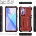 thumbnail image 2 of ExoGuard For OnePlus 9 Case, Phone Case with Screen Protector and Kickstand (Red), 2 of 7