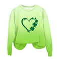 thumbnail image 4 of ibuvkizy Boys Girls St. Patrick's Day Sweatshirt,Children's Shirt Long Sleeved Pattern T-shirt Printed Round Neck Top Suitable for Boys and Girls Hoodless Sweatshirts White,11-12 Years, 4 of 5