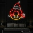 thumbnail image 4 of Glowneon Donut Santa Claus Neon Sign, Donut Cakes LED Sign, Welcome Open Donut Shop LED Light Decor, 4 of 5