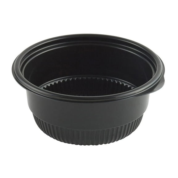 Anchor Packaging 4604820 Black Plastic 4.75 Soup Bowl - 540 / CS"