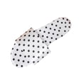 thumbnail image 2 of Samdudou Womens Summer Shoes Casual Flat Sandals Classic Polka Dot Print Open Toe Slip On Slides Wide Strap Smooth Fabric Beach Pool Vacation Footwear for Ladies, 2 of 6