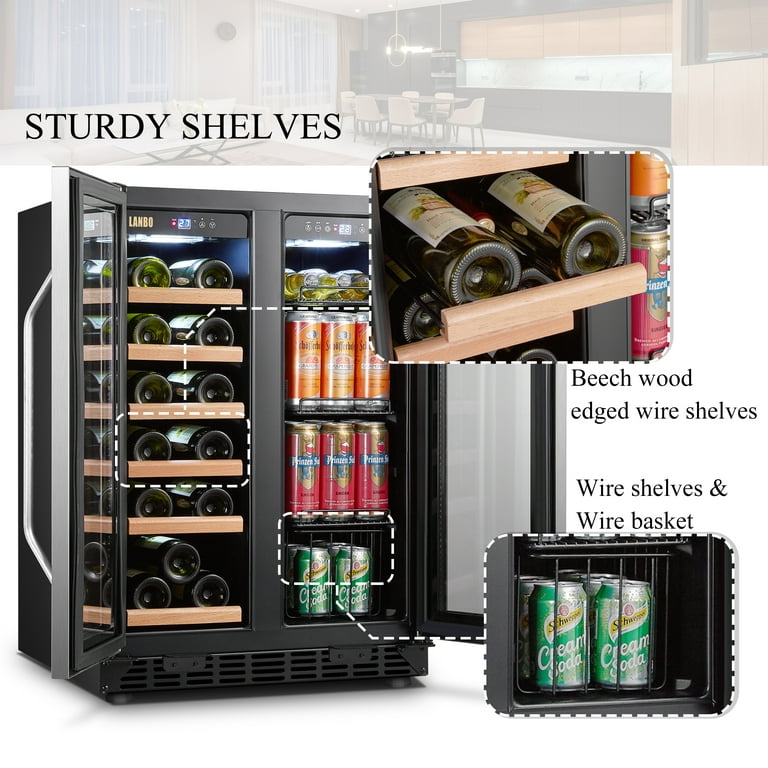Wine Cooler Beverage Refrigerator