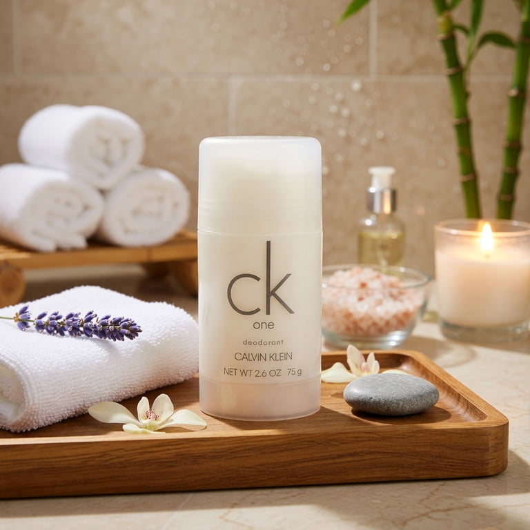   CK One Deodorant 75g 3本セット Calvin Klein, Deodorant Stick, 2.6 Oz, Unisex, Refreshing Scent