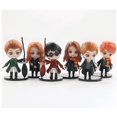thumbnail image 1 of 2025 Conjunto completo de 3/5/6 piezas de la película más nueva y popular, muñecos de Hermione Snape, Ron y su varita mágica, modelo de adornos decorativos, 1 of 5
