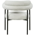 thumbnail image 7 of Meridian Furniture Blake Fabric Dining Side Chairs, Cream (Set of 2), 7 of 7