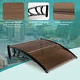 thumbnail image 5 of Spaco Outdoor Front Door Patio Overhang Awning for Sunlight Rain Snow Wind Protection-40 x 40 Inch, Entry Door Outdoor Window Awning Exterior, Front Door Overhang Awning for Sun Shutter, UV, Rain, 5 of 9