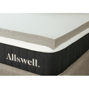 Allswell 3" Memory Foam Mattress Topper Infused with Graphite, Twin-XL