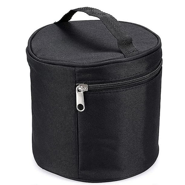 Multi-Function Marker Case - Zippered Canvas Pencil Bag Pencil Case Stationary Storage for 80 Markers, Black (No Compartments Inside)