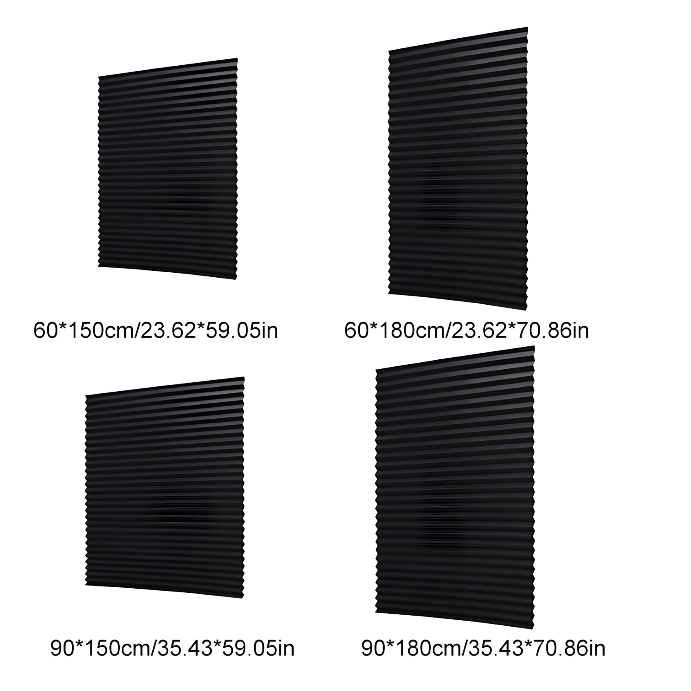 XIBUFE 2026 New Window Blinds Cordless No Drill Cut to Size Clip on Stick on Self Adhesive Temporary Blinds Pleated Paper Blinds for Windows Doors Shades for Home Bedroom Kitchen Bathroom