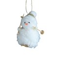 thumbnail image 3 of MXTPOV Exquisite Christmas Decorations for Christmas Tree, Plush Snowman Ornaments Hanging for Backpack Party Car Home Decor, White, 3 of 6